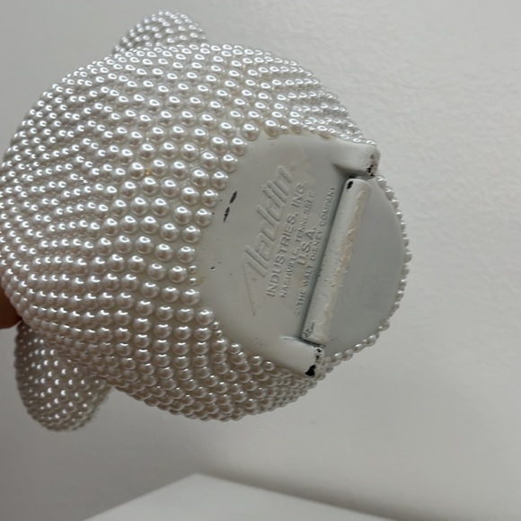 Like NEW White & Pink Bedazzled Minnie Head Bag - Picture 9 of 12